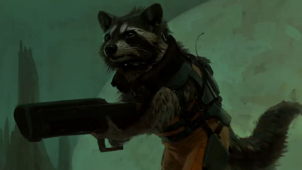 Guardians of the Galaxy concept art - Rocket Raccoon