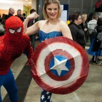 Supanova Sydney 2013 - Cosplay - Female Captain America and Spider-man
