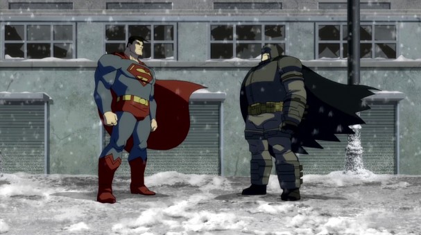 The Dark Knight Returns - Animated - Superman vs Batman Face-off