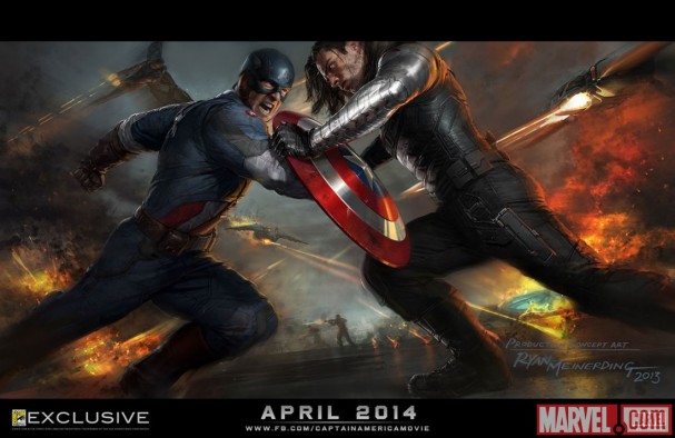Captain America: The Winter Soldier concept art poster (SDCC 2013)