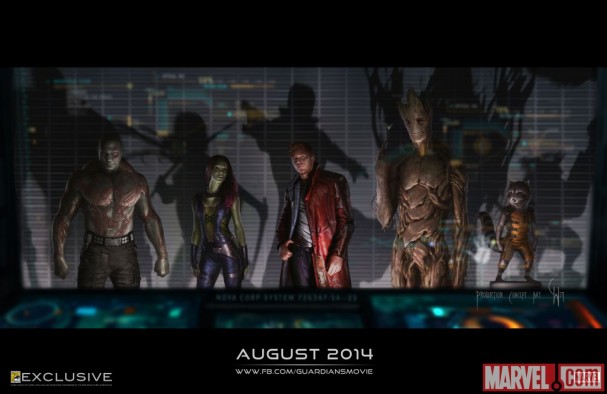 Guardians of the Galaxy concept art - SDCC 2013