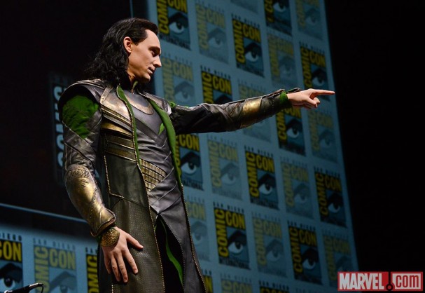 SDCC 2013 - Tom Hiddleston is Loki at Comic-Con