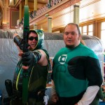 Oz Comic-Con Melbourne 2013 - Hard Travelling Heroes - Green Arrow (John Dee) Smallville and Green Lantern