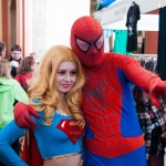 Oz Comic-Con Melbourne 2013 - Spider-man and Supergirl