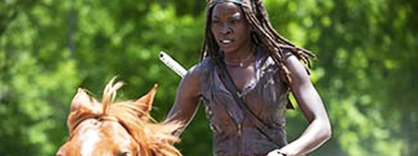 The Walking Dead - Season 4 - Michonne on a horse