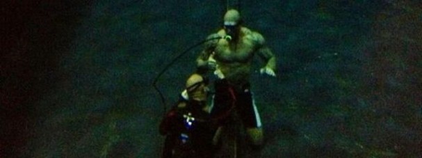 Guardians of the Galaxy - Behind the Scenes - Drax (Dave Bautista) underwater