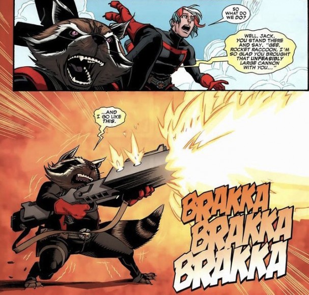 Rocket Raccoon - An Unfeasibly Large Cannon