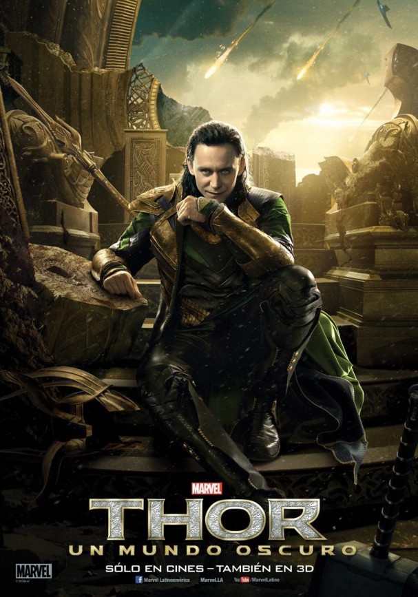 Thor: The Dark World poster - Loki