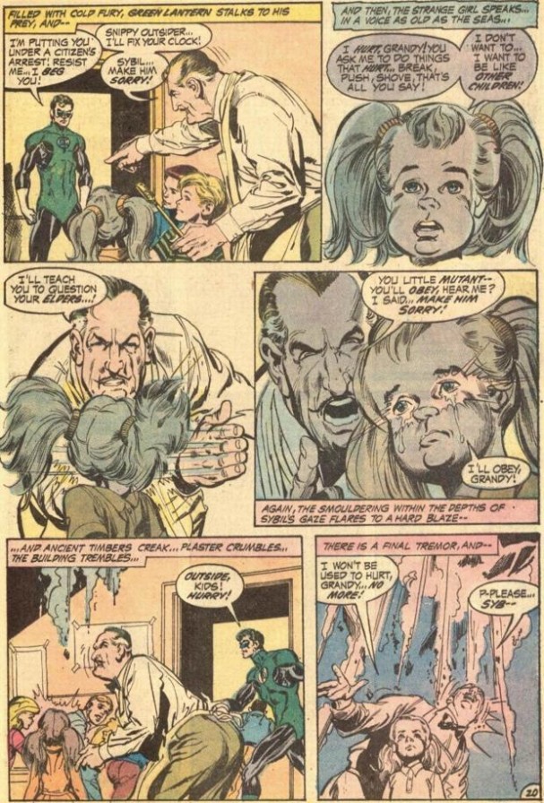 Green Lanter/Green Arrow - Nixon is a little girl