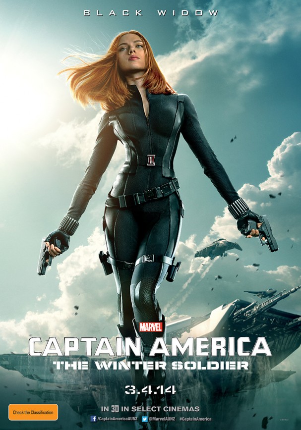 Black Widow - Captain America: The Winter Soldier poster (Australia)
