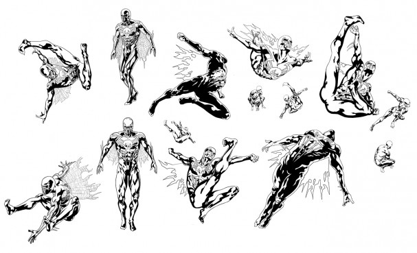 SPIDER-MAN 2099 #1 - Sliney concept art