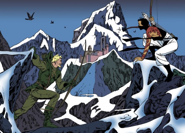 Green Arrow (Vol 2) #22 - pp. 12 - 13 (Green Arrow vs. Shado)