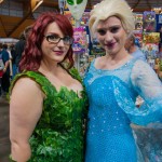 Supanova 2014 - Sydney cosplay - Poison Ivy and Elsa (Frozen)