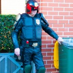 Supanova 2014 - Sydney cosplay - Judge Dredd enforces littering laws
