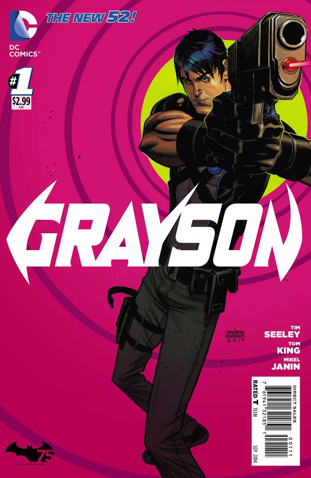 Grayson #1 cover (DC Comics)