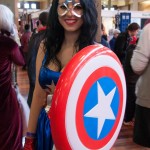 Oz Comic-Con 2014 - Melbourne cosplay - Female Captain America