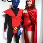 Oz Comic-Con 2014 - Melbourne cosplay - Nightcrawler and Scarlet Witch