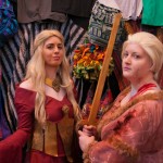 Oz Comic-Con 2014 - Melbourne cosplay - Cersei and Brienne (Game of Thrones)
