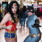 Oz Comic-Con 2014 - Melbourne cosplay - Wonder Woman and Catwoman