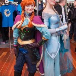 Oz Comic-Con 2014 - Melbourne cosplay - Anna and Elsa (Frozen)