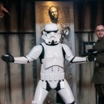Oz Comic-Con 2014 - Melbourne cosplay - Stormtrooper and Han in carbonite