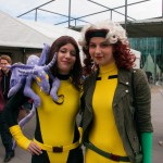 Oz Comic-Con 2014 - Melbourne cosplay - Shadowcat/Kitty Pride, Lockheed and Rogue (X-Men)