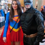 Oz Comic-Con 2014 - Melbourne cosplay - Supergirl and Batman