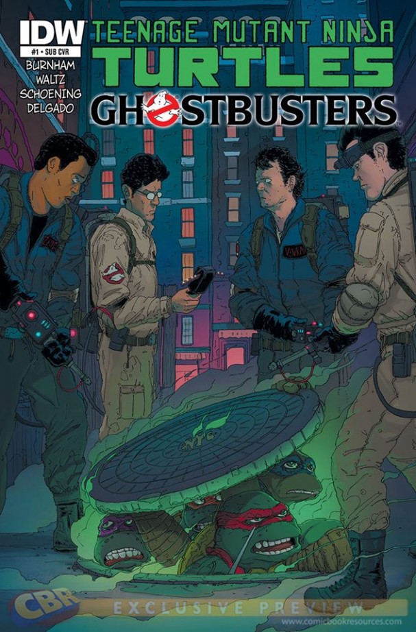 Teenage Mutant Ninja Turtles/Ghostbusters #1 (Tristan Jones Variant)