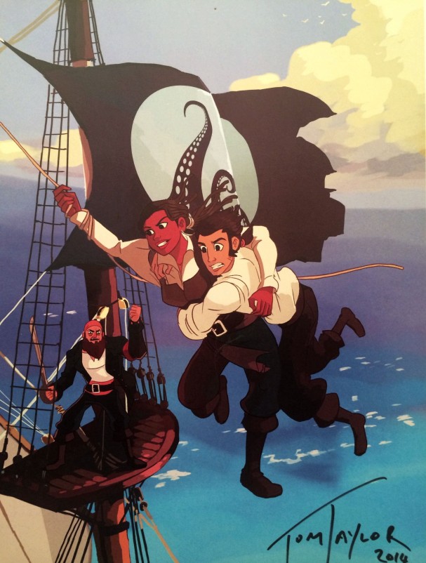 The Deep: Voyage of the Aronnax (Gestalt Comics) - Signed promo artwork