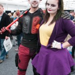 Oz Comic-Con 2014 (Sydney) cosplay - Rule 63 Harley Quinn and Joker