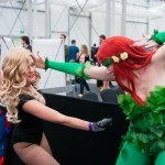 Oz Comic-Con 2014 (Sydney) cosplay - Black Canary v Poison Ivy