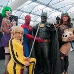 Oz Comic-Con 2014 (Sydney) cosplay - Duela Dent, Spider-Man, Batman, Rocketeer, The Bride (Kill Bill)