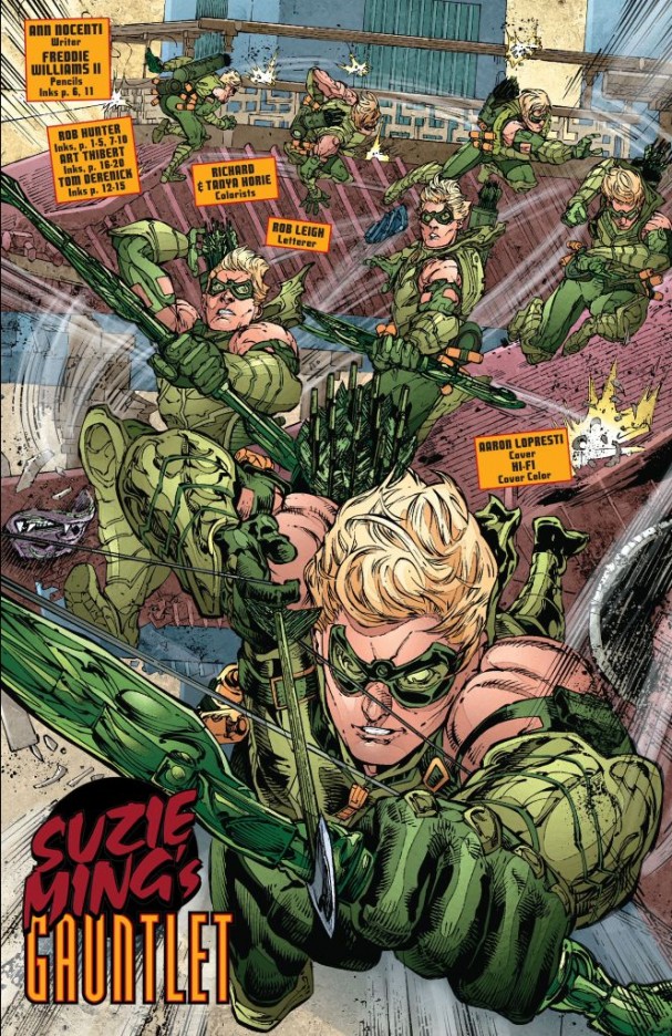 <i>Green Arrow #13</i> (Artist: Freddie E Williams II)