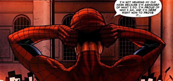 Spider-Man comes out during Civil War
