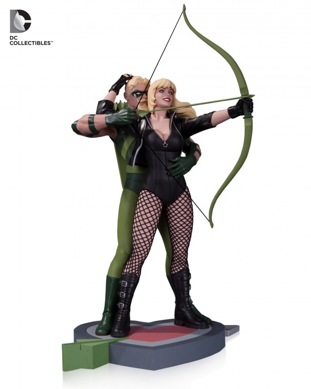 DC Green Arrow/Black Canary statue - Based on Cliff Chiang art