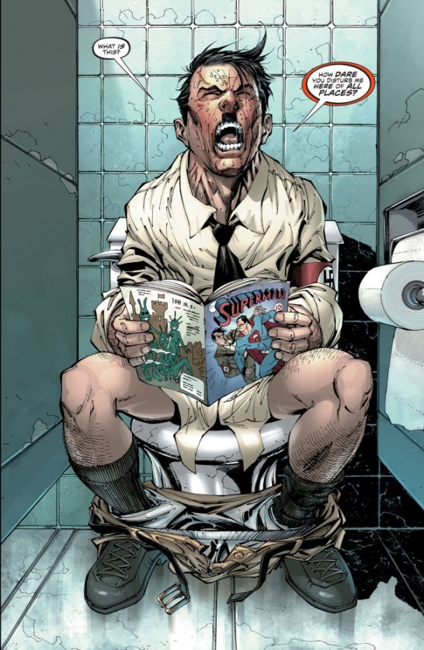 The Multiversity: Mastermen #1 (DC Comics) - Hitler on the toilet