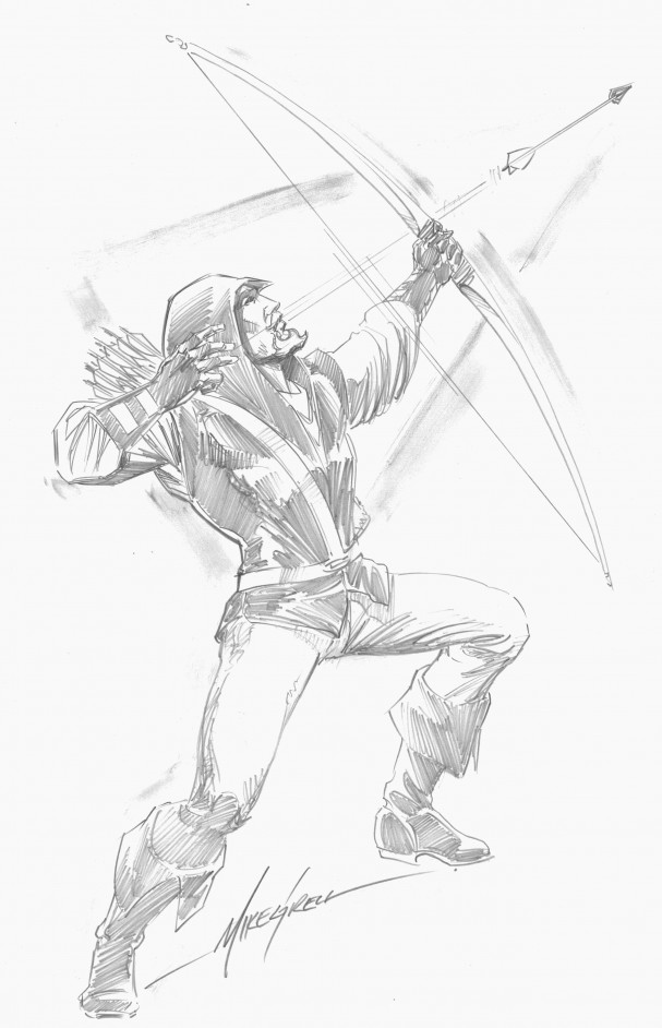 Green Arrow - Longbow Hunters Sketch (Emerald City ComicCon 2015)