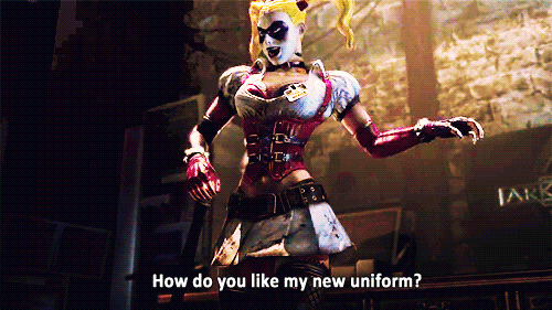 Harley Quinn new uniform - Arkham Asylum (2009)